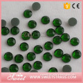 SS16 Emerald korea A grade facted glass rhinestone beads on sale for dresses